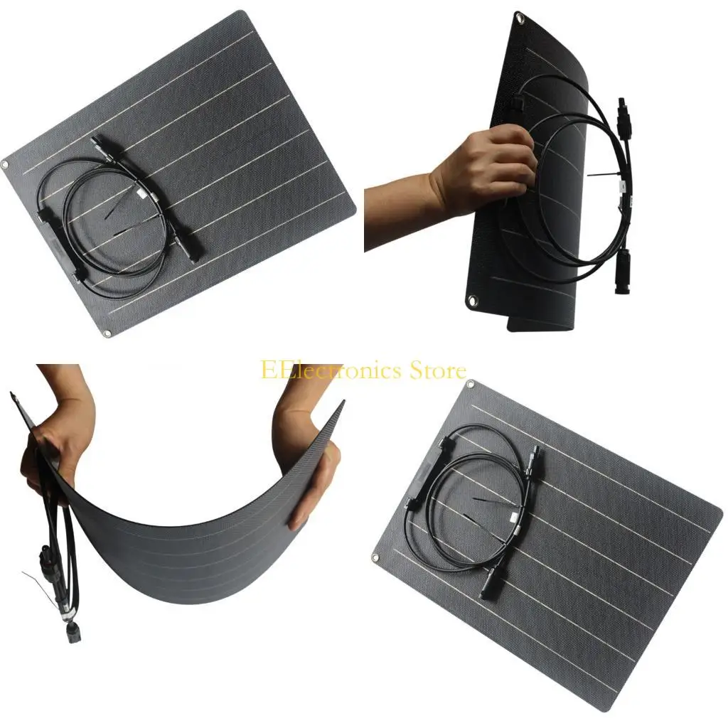 B03C High Efficiency 30W ETFE Solar Charger Outdoor Waterproof Super Lightweight for Outdoor 12V Battery Charging