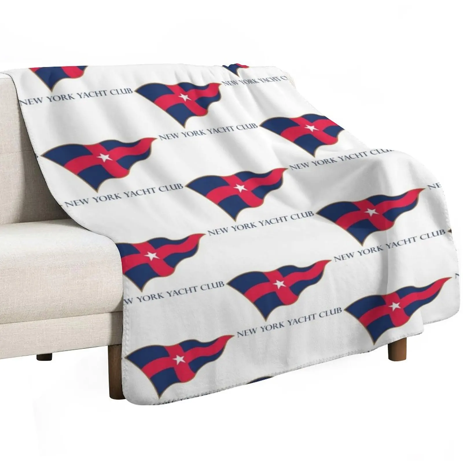 New York Yacht Club (8) Throw Blanket valentine gift ideas Bed Luxury Designer Polar Shaggy Nap Blankets