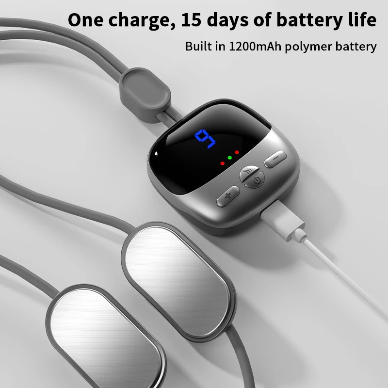 جهاز تدليك الرقبة والظهر والكتف، 2025 جهاز تدليك كهربائي صغير محمول للرقبة والظهر، مع حرارة