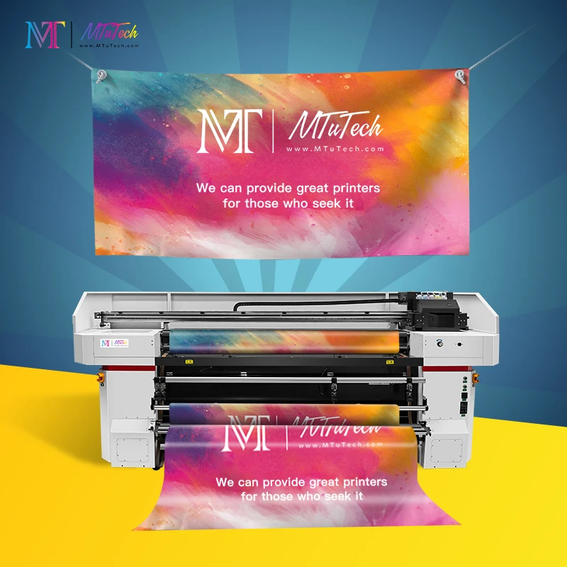 China Manufacturer MT Digital Flag Printer Machine Flag Banner Printer for Feather / Teardrop / Beach Flags