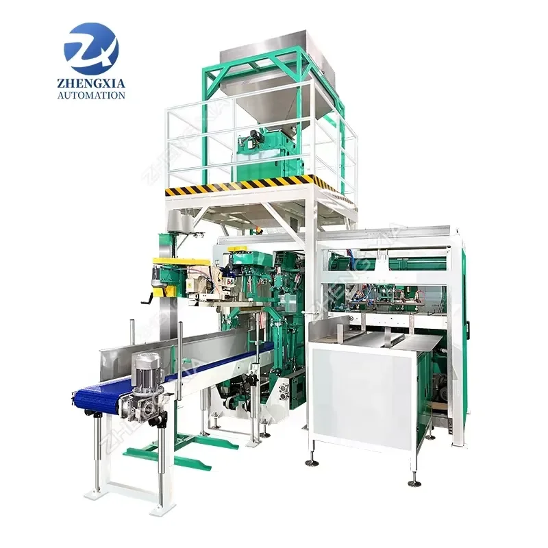 2026 CE 5kg 20kg 25kg 50kg Wood Pellets Seed Animal Feed Weighing Sealing Rice Automatic Granule Packing Machine