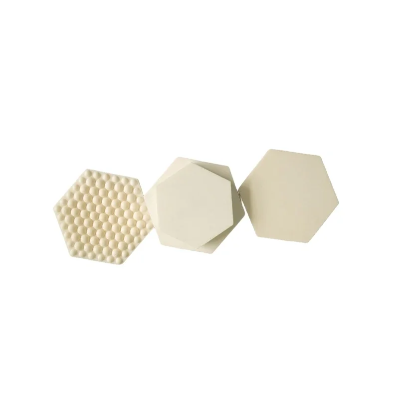 99 Alumina Ceramic Sheet Hexagonal 36x14/46x5/6/8mm Insulation High Temperature/wear Resistant Substrate