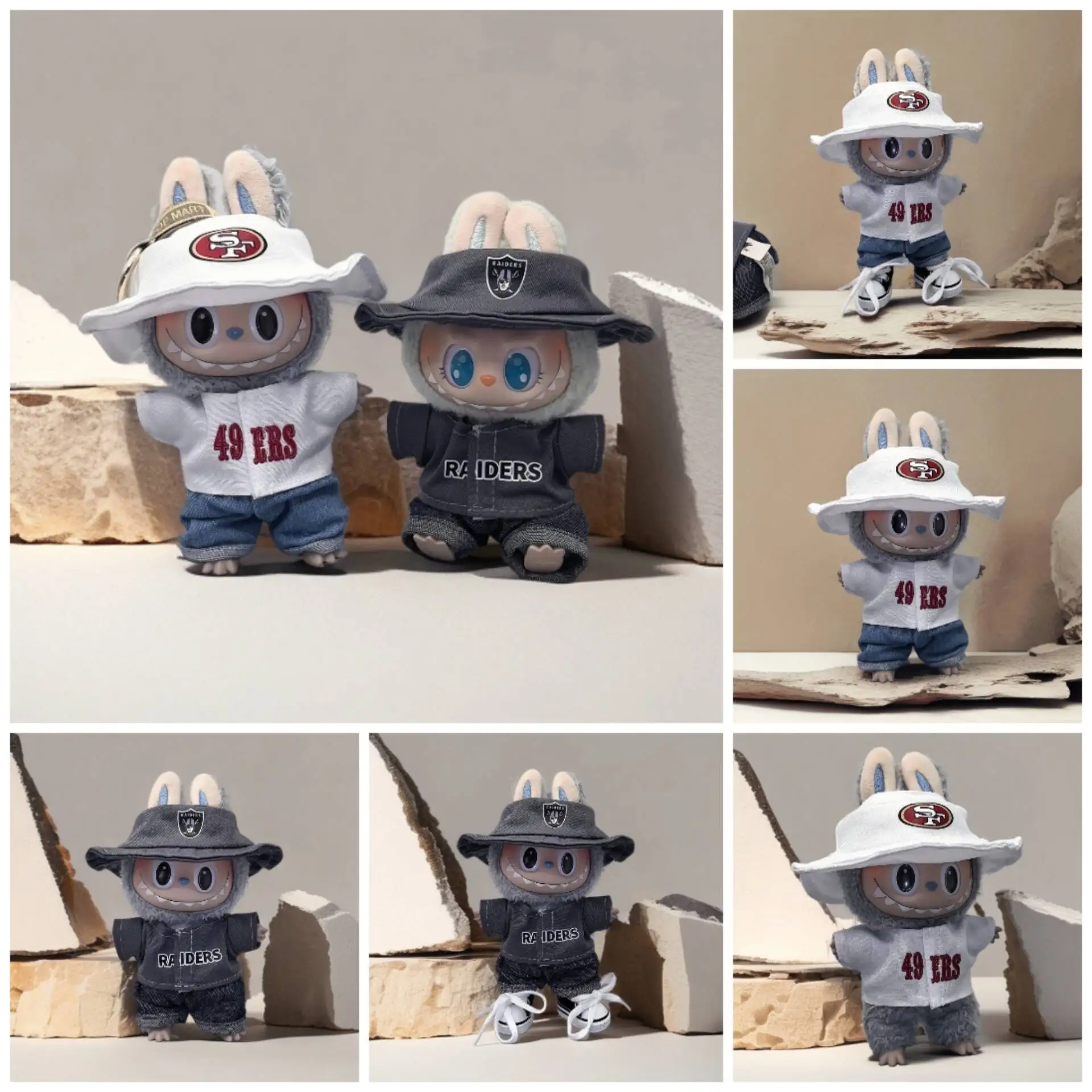 

Labubu представляет собой кулон. Брелок для ключей Labubu, детская одежда, мужские уличные свитера и брендовые костюмы, одежда для кукол blythe.