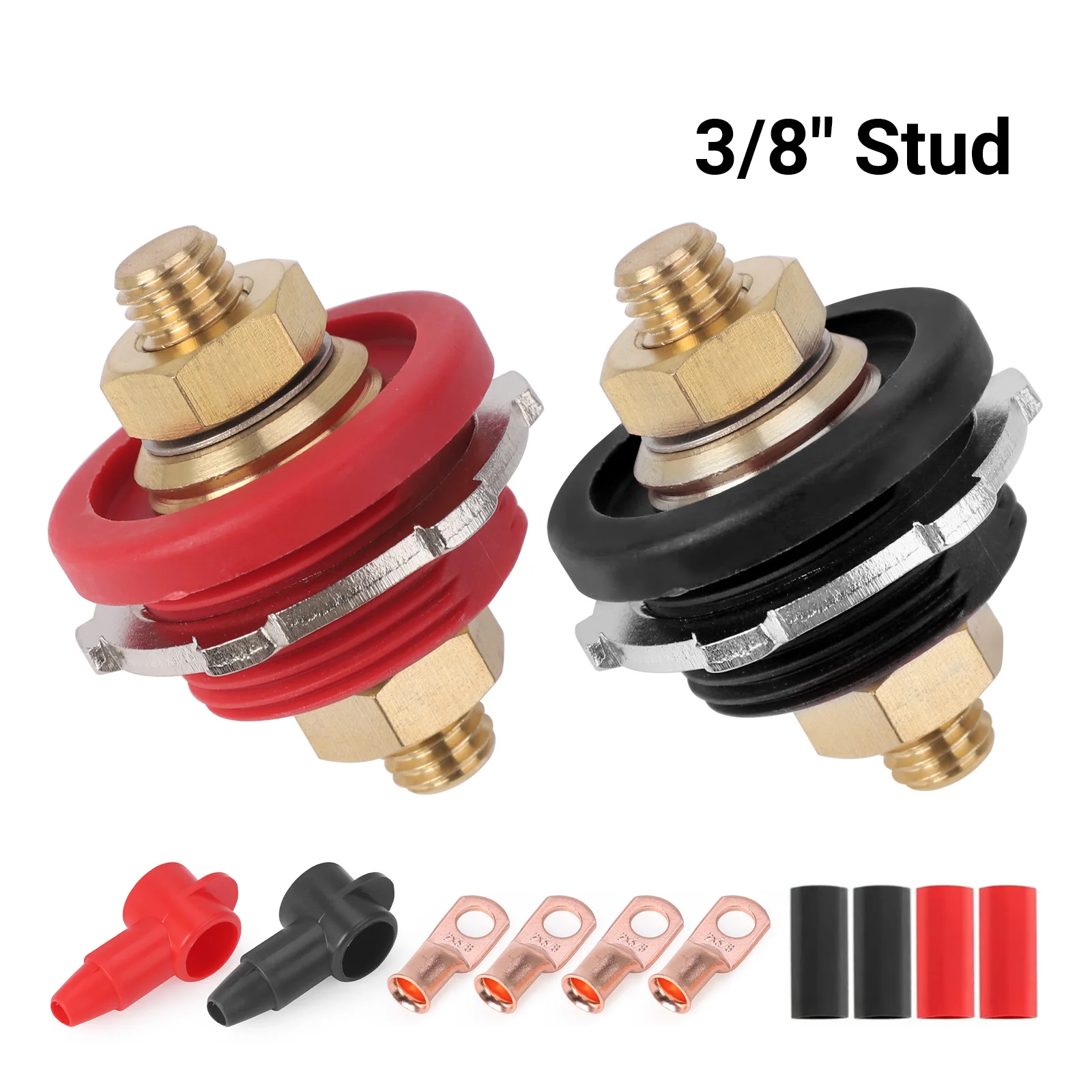 Connectors Brass Replacement Terminal Kit 3/8