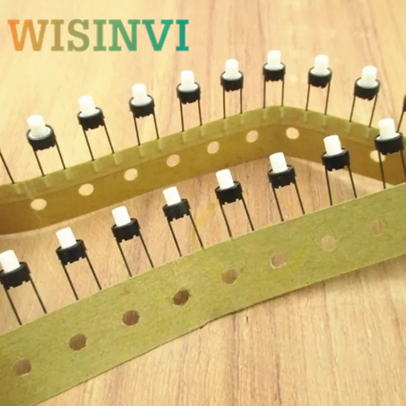 20PCS 6*6*7mm DIP2 Touch Switch Round Button Micro Action SKRGAMD010 7MM 1.57N 0.25MM 2PIN