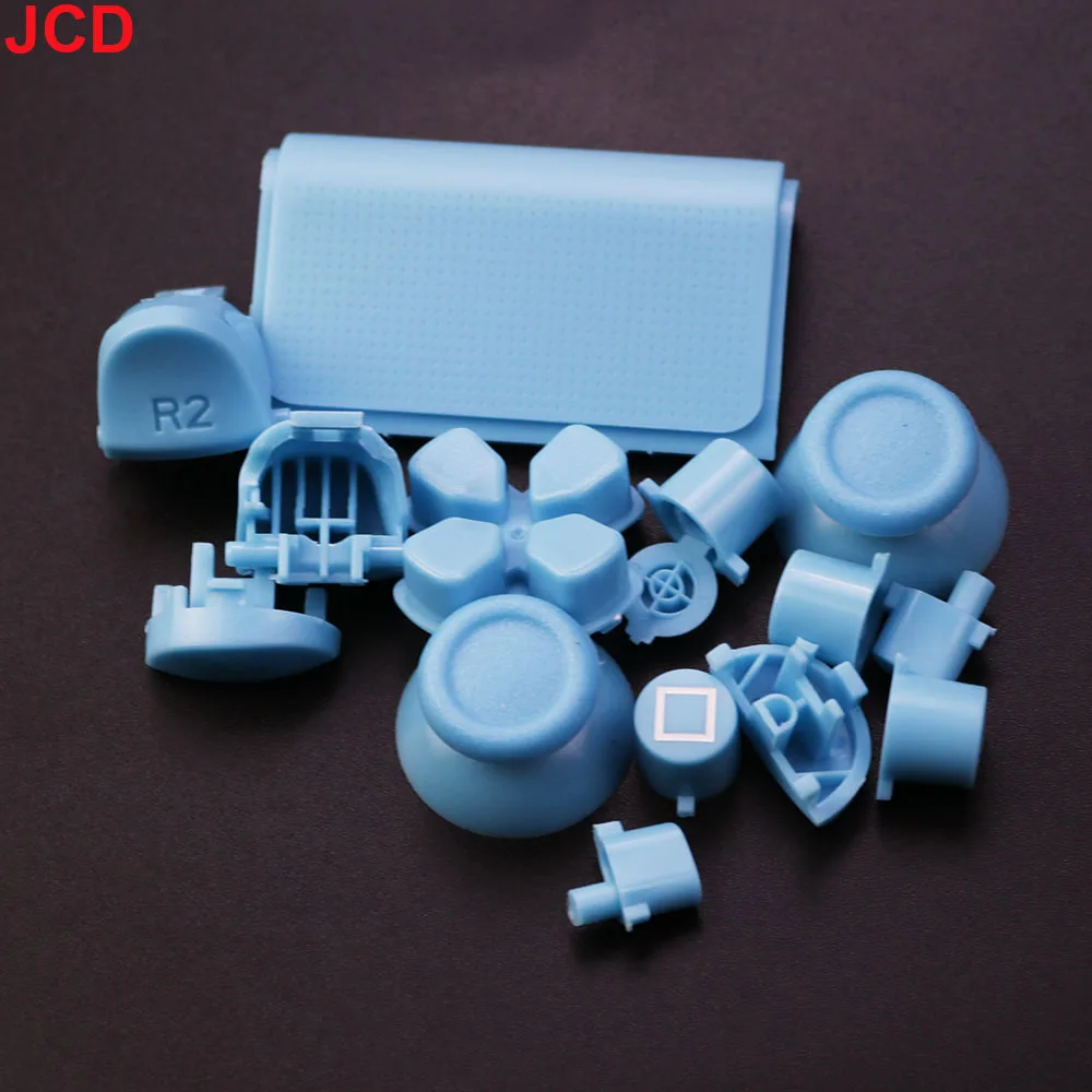 JCD Full Set Joysticks D-pad Direction Key R1 L1 R2 L2 ABXY Buttons JDS-040 JDM-040 For PS4 Pro Slim Controller Components