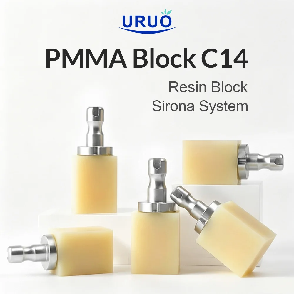 

Dentistry C14 Dental PMMA Block Dentistry Resin Block for CAD CAM Dental Lab Supplies Dentist Materials Monochrome Resin Block