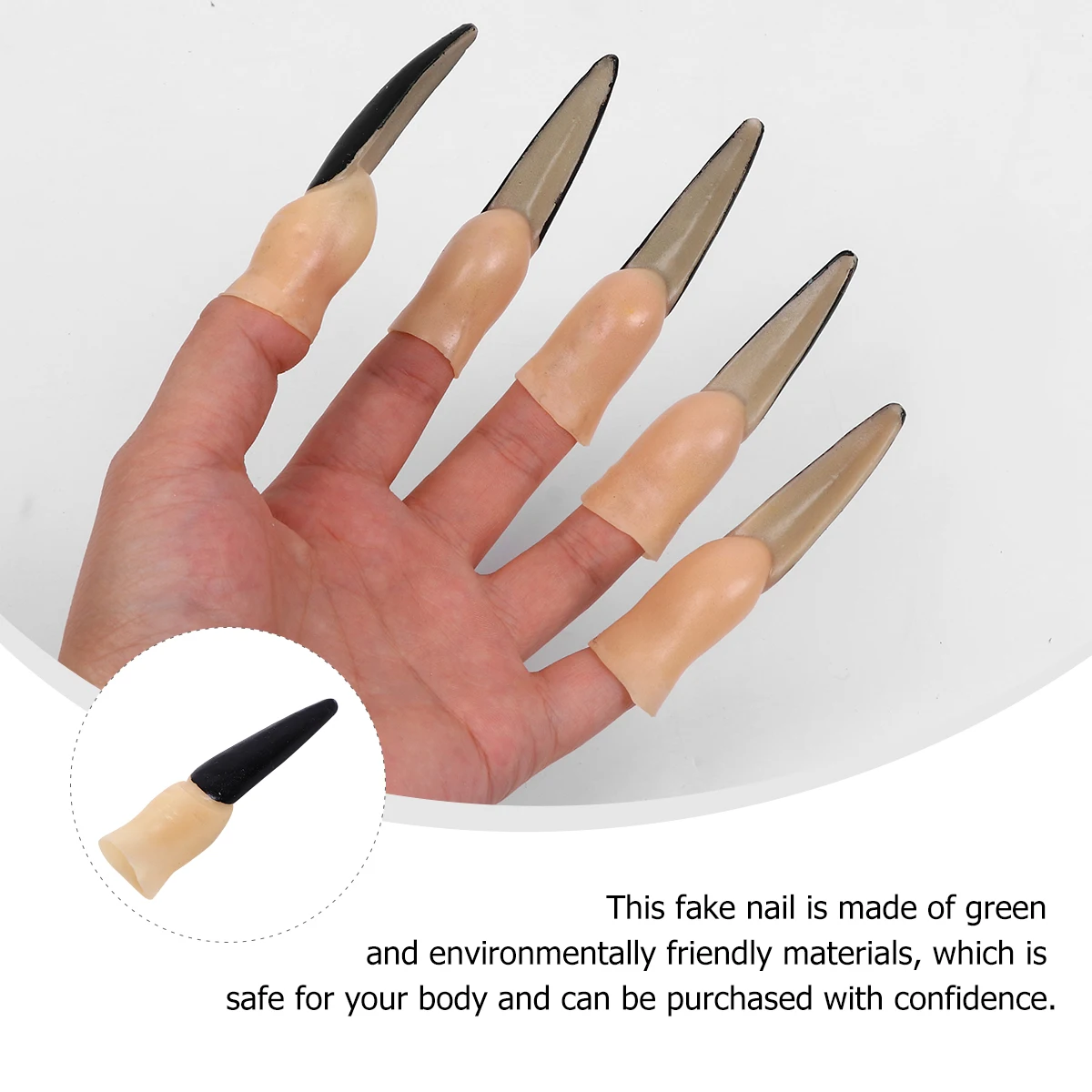 

11pcs Zombie Fake Finger Witch Nose Decoration Party Supplies Halloween Masquerade Props Costume Party Favors Guest Gift Role