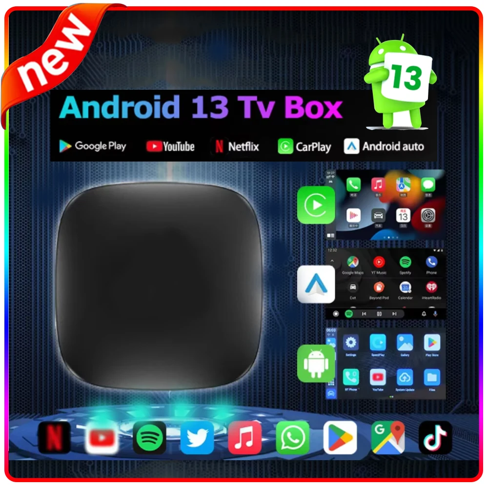 

Carplay AI BOX Wireless Android Auto Carplay TV Box Автомобиль для Mazda Volvo Benz Toyota Kia Ford