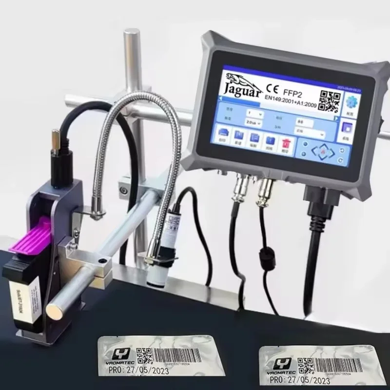 Continuous Automatic Online Inkjet Printer Manufacturer for Expiry Date Batch Code Cheap TIJ Ink Jet Online Printer