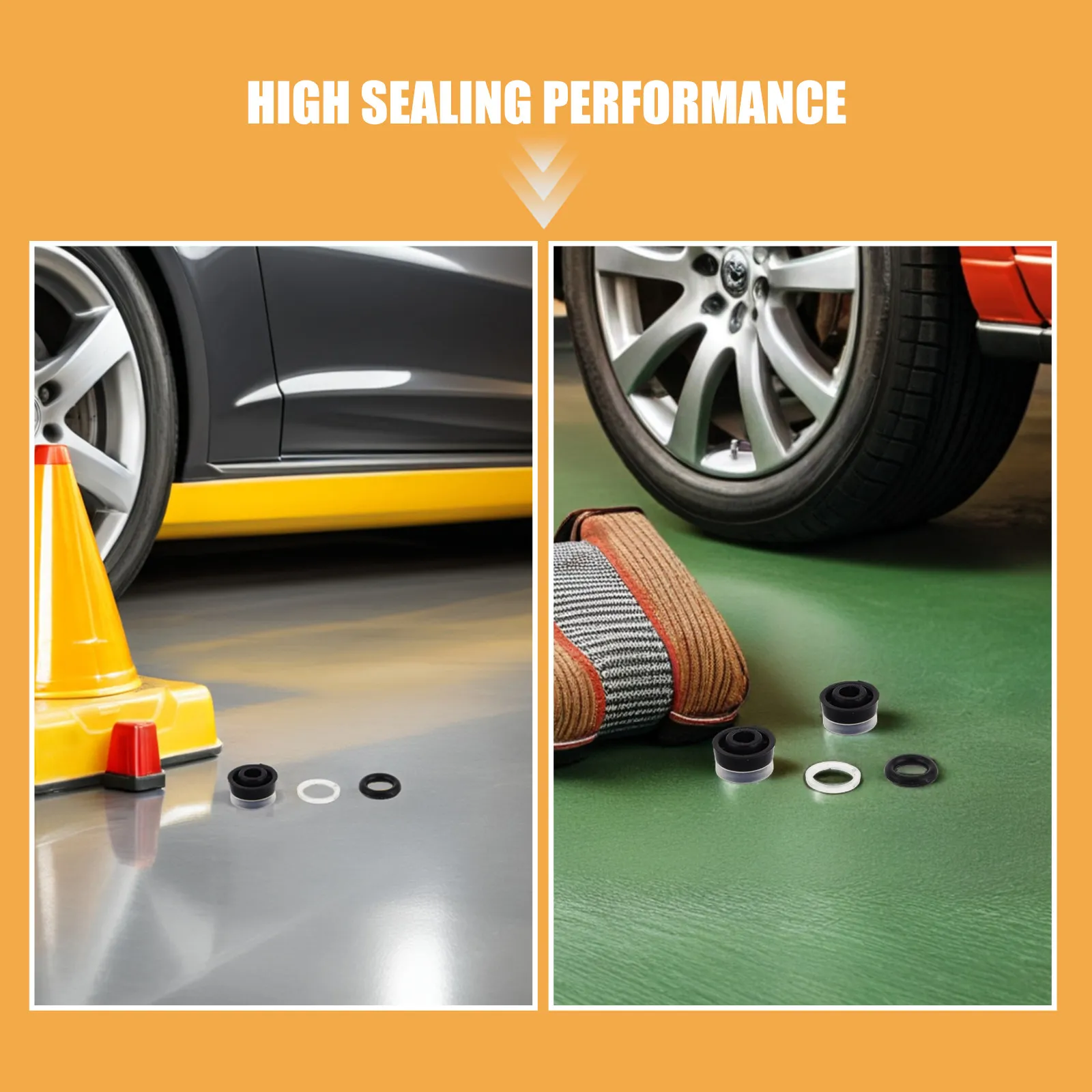 40Pcs Seal Gaskets Kit for Hydraulic Floor Jack High Performance Oil Leakage Prevention Jack O Ring Replacement Parts Set