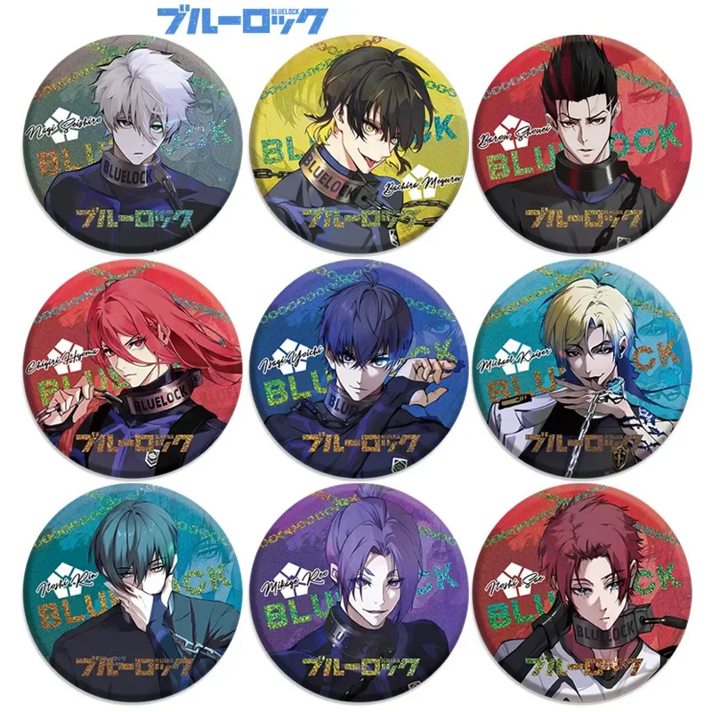 

Значок аниме «Синий замок» Isagi Yoichi, Michael Reo, Barou Shouei, Shidou Ryuusei, Chigiri Hyoma, Bachira Meguru, Jiser Football Brooch