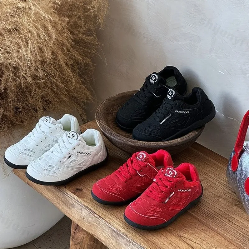 

Children's Mesh Breathable Low Top Casual Sports Shoes 2025 Autumn Boys' Fashion Versatile Soft Soled Comfortable Flat Sneakers