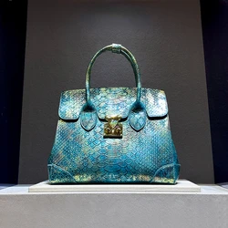 Designer di lusso nuovissimo di alta qualità in pelle stampa serpente borsa di grande capacità borsa a tracolla tendenza moda per le donne vendita calda