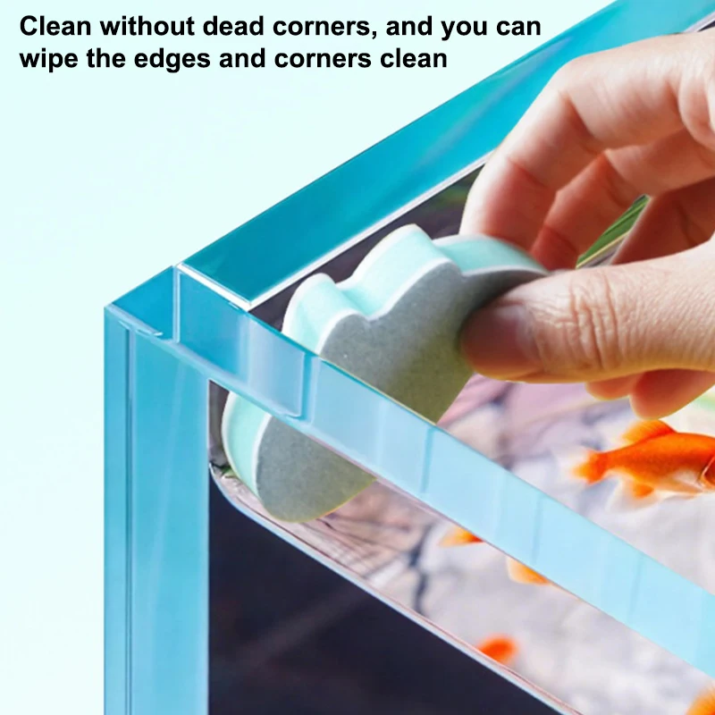 3Pcs Aquarium Wischen Wasser Marken Skala Reinigung Haushalt Aquarium Glas Kein Toter Winkel Reinigung Artefakt