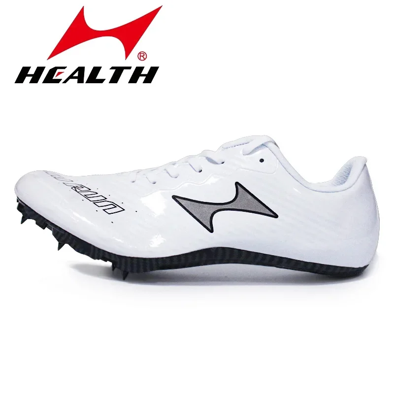 Health Breathable  Men Track Field 100 400 Meter Light Sprint Spikes Professional Full-length Nail KM Running Sneakers