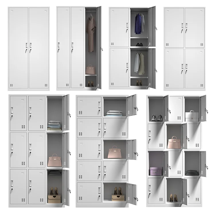 High-Quality Wholesale Black Home Used Metal Filing Locker Cabinet Locker Staff Lockers Metal Steel 12 Doors