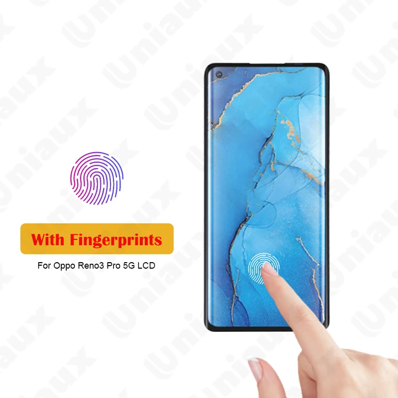 Original Amoled LCD Display Screen, Touch Panel Digitizer for Oppo Reno3 Pro 5G, 6.55\