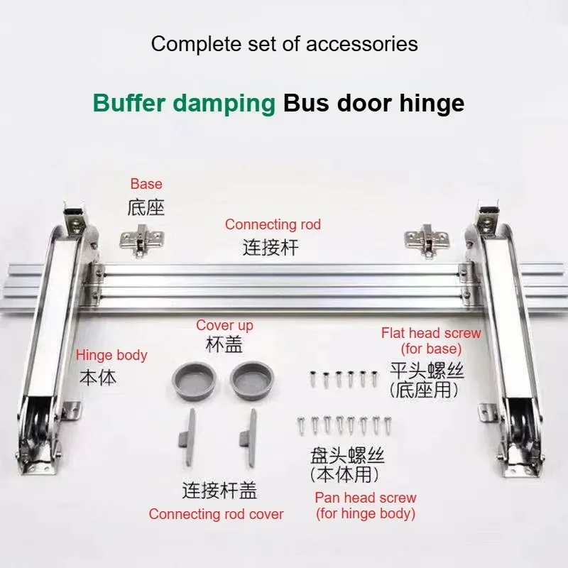 Kitchen Cabinet System Door Lateral Hinge Wardrobe Folding Silent Slide Rail Lateral Swing Opening Door Hinge Furniture Hardware