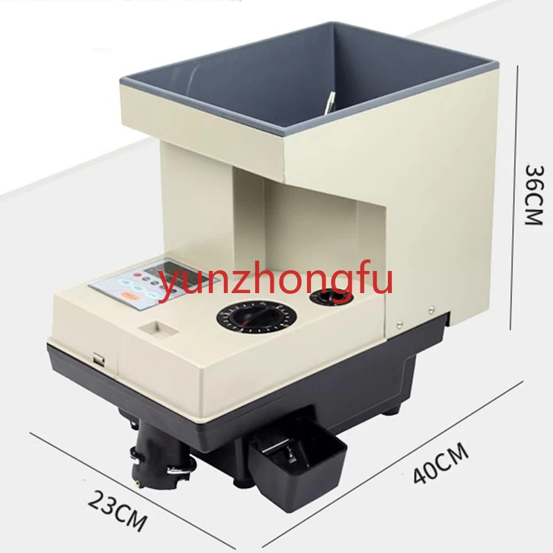 machine can count coins from multiple countries  YT-618 high-speed coin sorting  currency counting