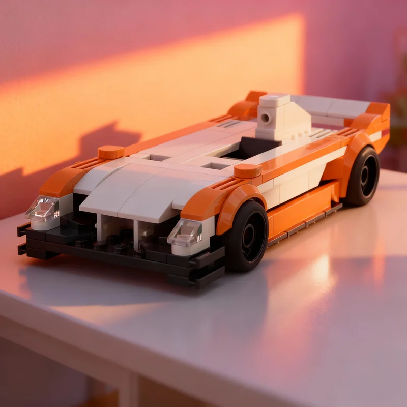 

241pcs MOC Sharparrow Performance City Champions Model Building Blocks Toy Construction Creative DIY Christmas Gifts Idea Brick