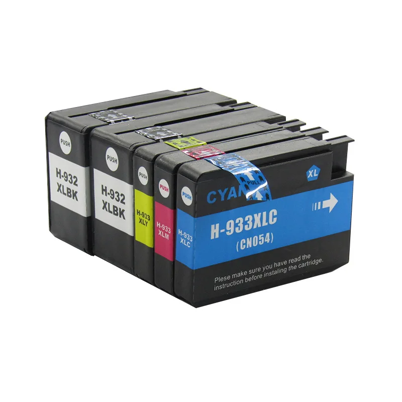 Compatible for HP 932XL HP933XL HP932 933 ink cartridge 932 933 Officejet Pro 6100 6600 6700 7110 7610 7612 7510 7512  Printer