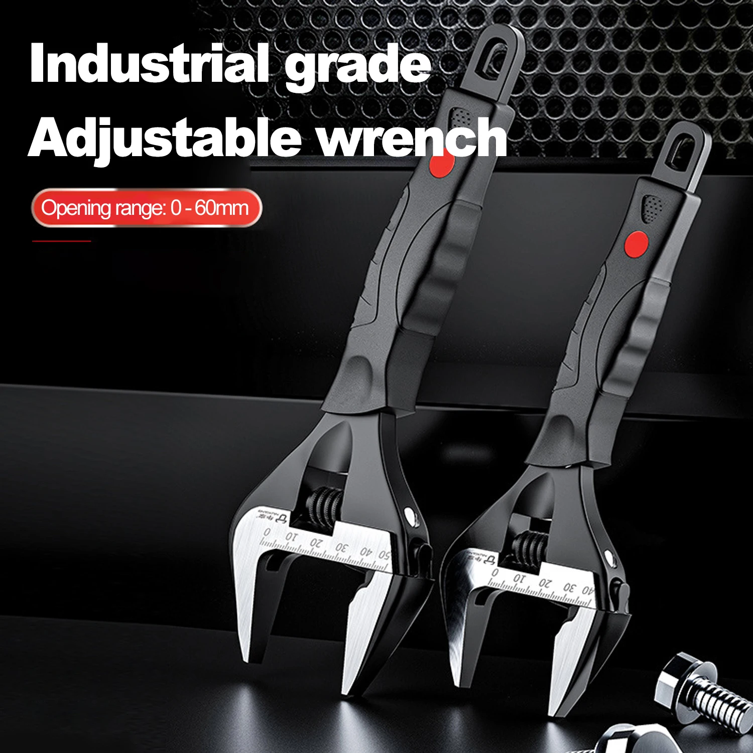 6/8/10 inch Adjustable Spanners Measuring Wrenches Hole-opening Spanners Household Workshop Multifunction Hand Repair Tools