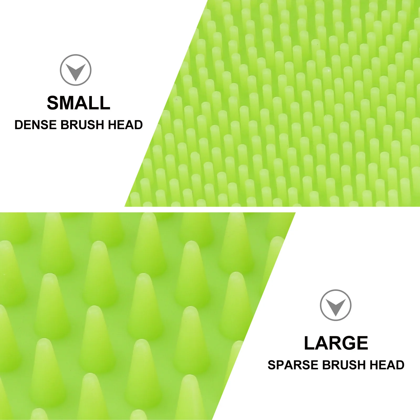 

1Pcs Silicone Massage Brush for Sensitive Skin Baby Bath Brush Hair Washing Body Scrubber Shower Tool Flexible Bath Accessory