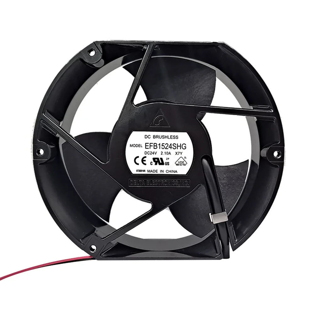 Cooling Fan EFB1524SHG X7Y DC 24V 2.10A 17cm 17251 172*150*51mm 2/3/4-Wire