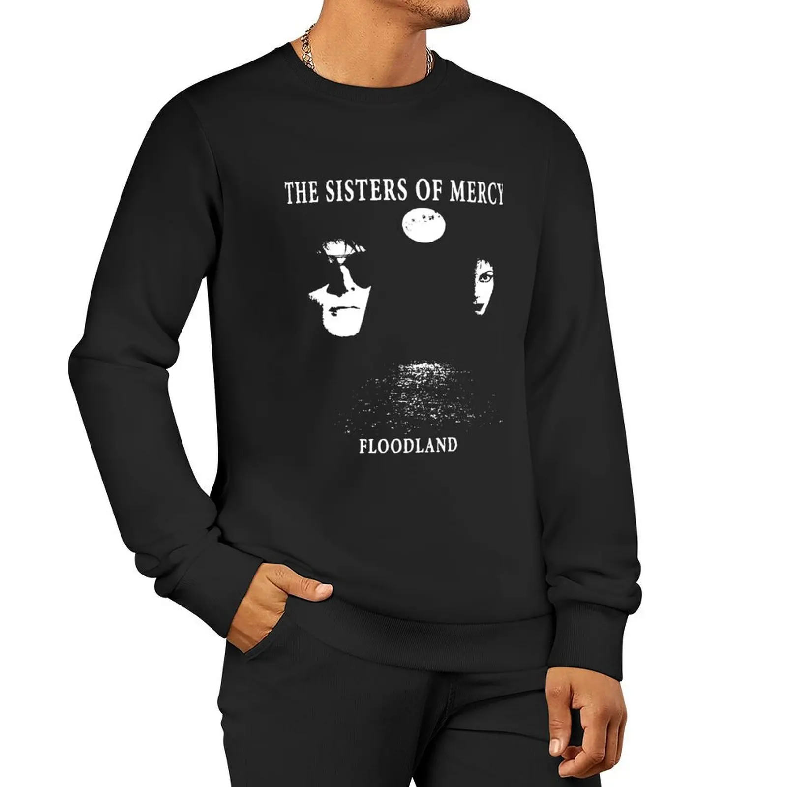 Sisters Of Mercy Floodlands Gothic Rock Post Punk 1977 Sister Pullover Hoodie korean autumn clothes sweatshirt for men