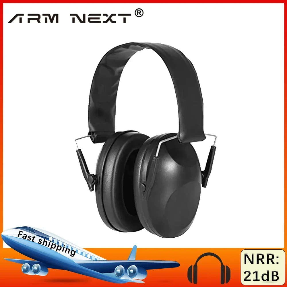 

Shooting Ear Protection Earmuffs with NRR 21dB Noise Cancelling Safety Ear Muffs Hearing Protection for Shooting Range Foldable