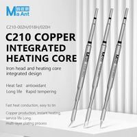 C210 Integrated Soldering Iron Tip S210 Heating Core Efficient Heat Conduction for JBC Sugon Aifen T210 T26 A9 Soldering station