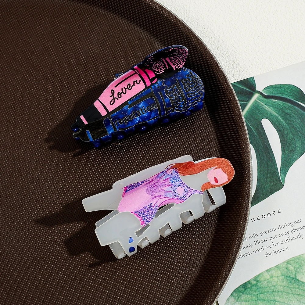 

1 шт./2 шт., мультяшный микрофон, зажим для волос, певица, стильные милые декоративные аксессуары для волос, зажим в виде акулы