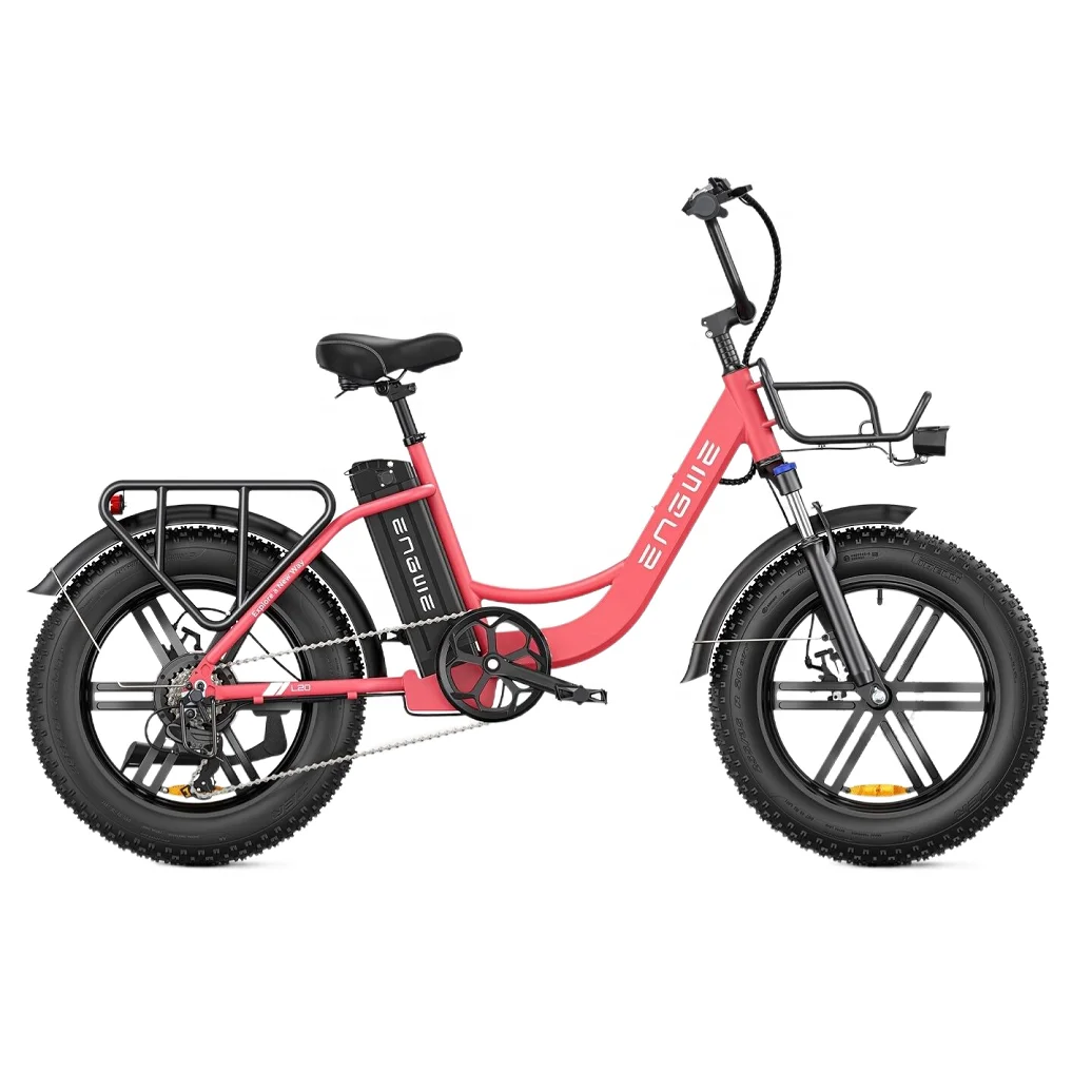 

USA/EU Stock Engwe 20 Inch Fat Tire Ebike Electric Bicycle For Adults Lady Man Electrical City Road Bike Eu Warehouse