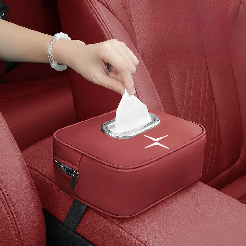 

Car Interior Seat Back Tissue Storage Bag Accessories Toilet Paper Organizer For Volvo Polestar 2 Polestar 3 4 2023 2024 2025
