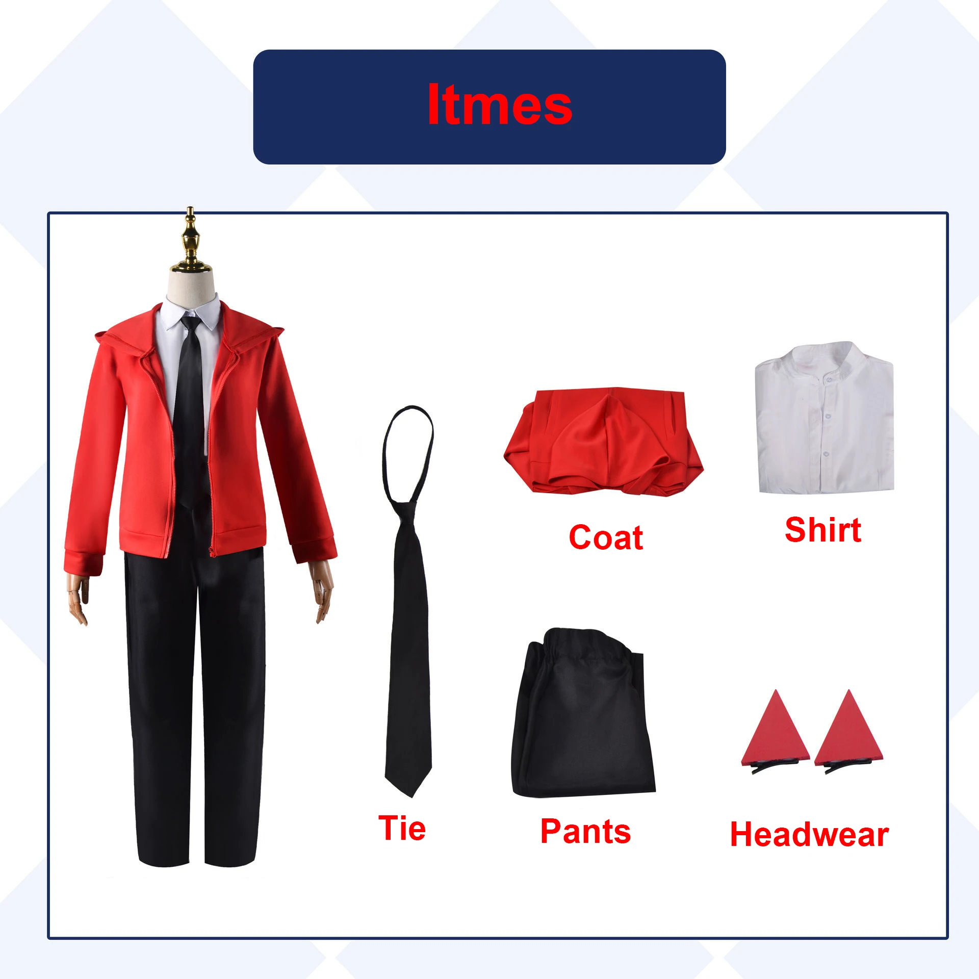 Denji uniforme seghe Cosplay copricapo a mano Mitaka Asa Anime motosega uomo Reze maschera Cosplay Costume da festa di Halloween per adulti