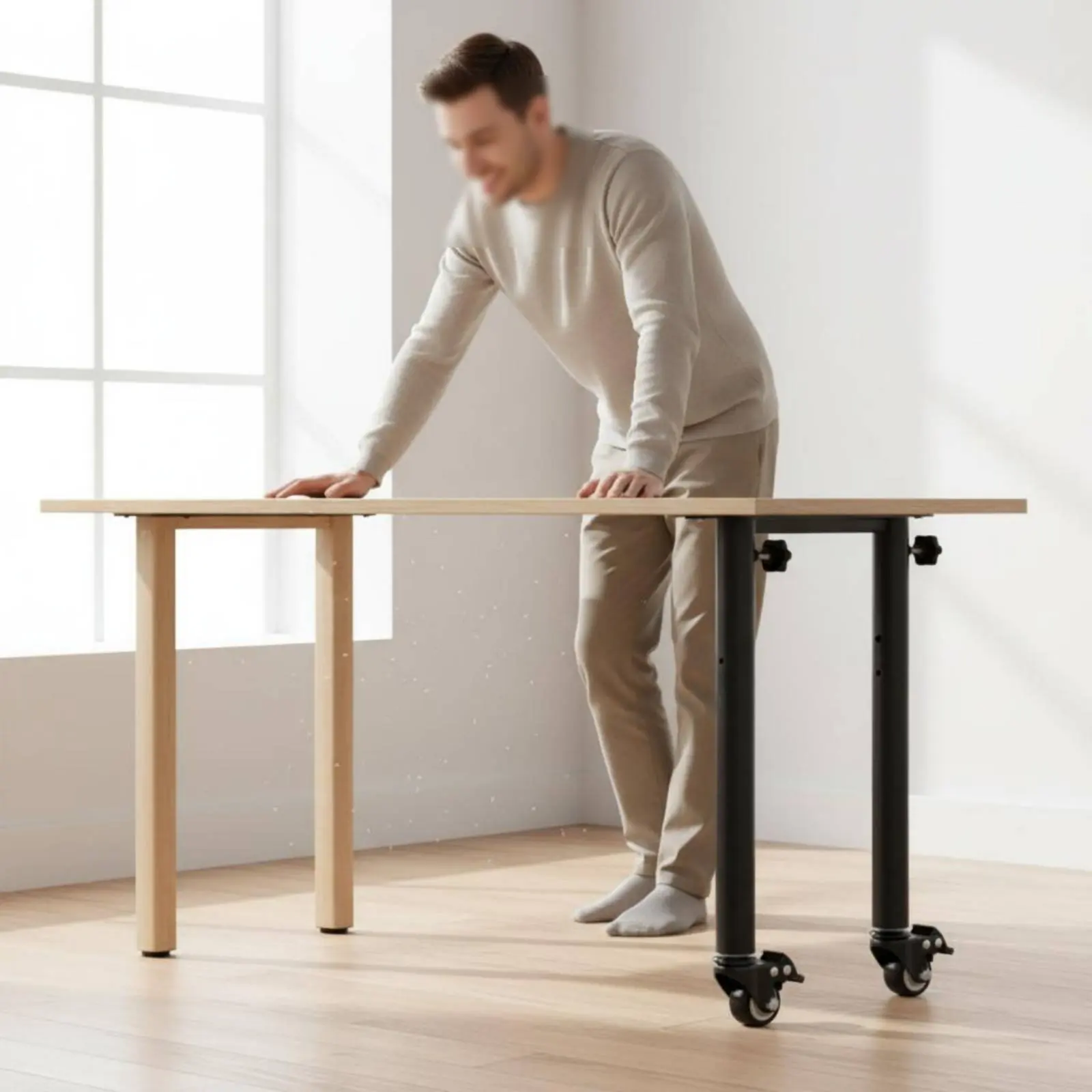 

Furniture Leg Extender Stable Support Metal Furniture Leg Riser Household Hardware Heavy Duty Non-Slip for Home