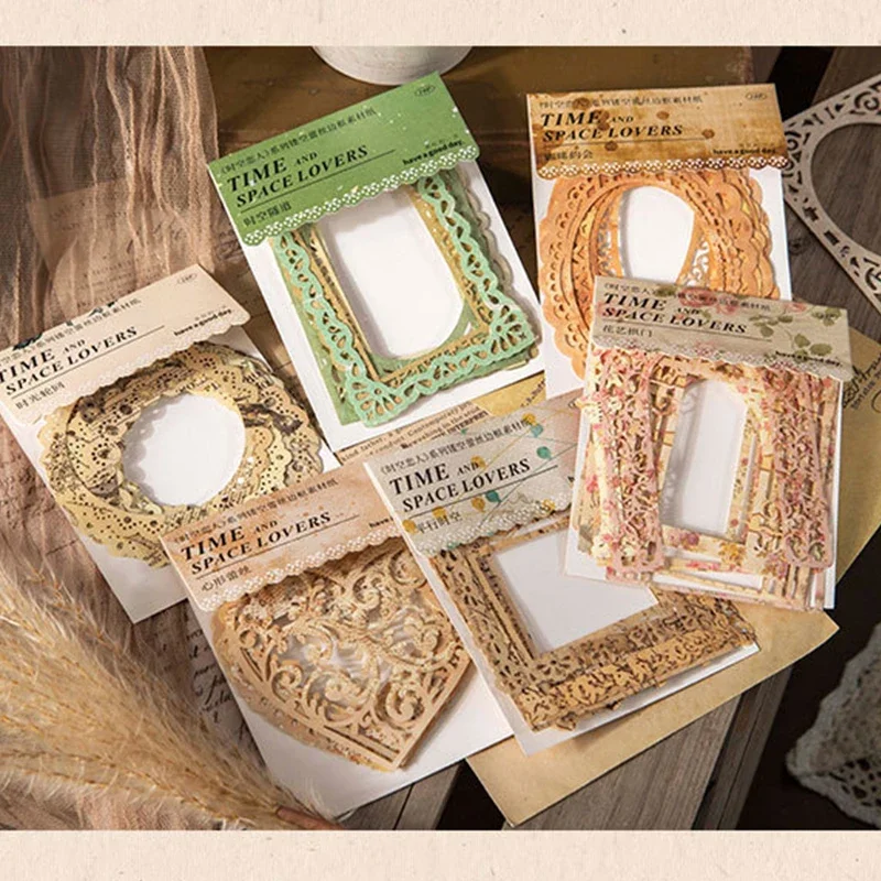 

10 штук любителей времени и космоса, полые кружева, модные, простые и легкие, ретро, мульти-стиль, 6 стилей