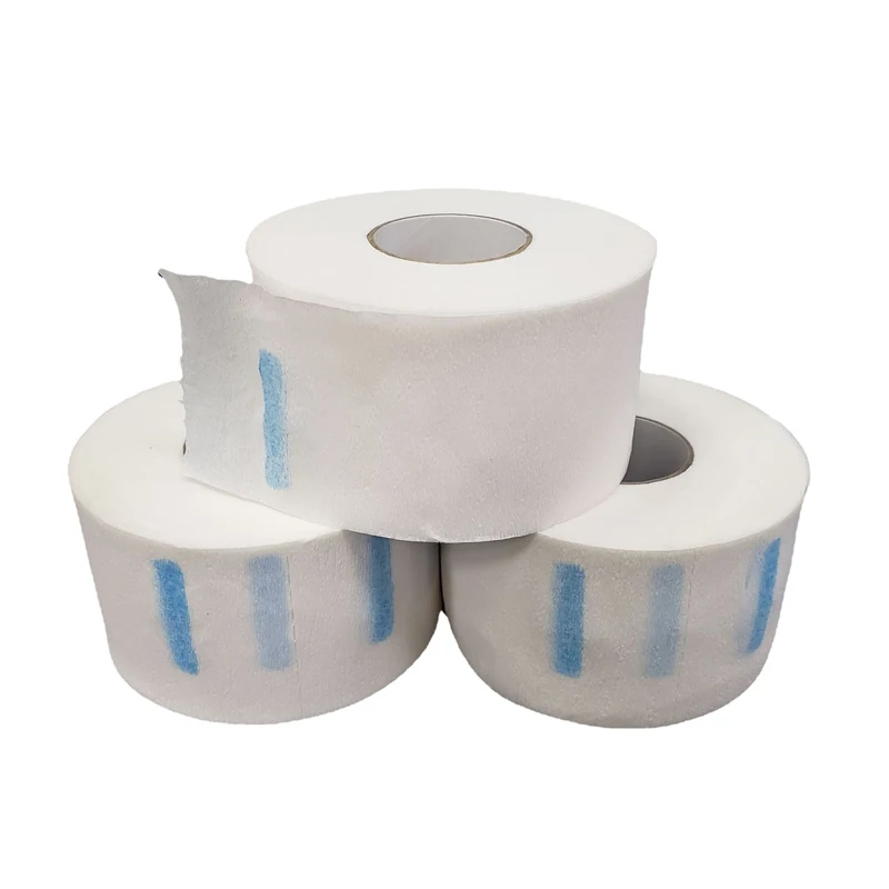 White Neck Strips Disposable Hair Cutting Accessory Stretchy 1Roll Neck Paper Adjustable Barber Dedicated Salon Hairdressing