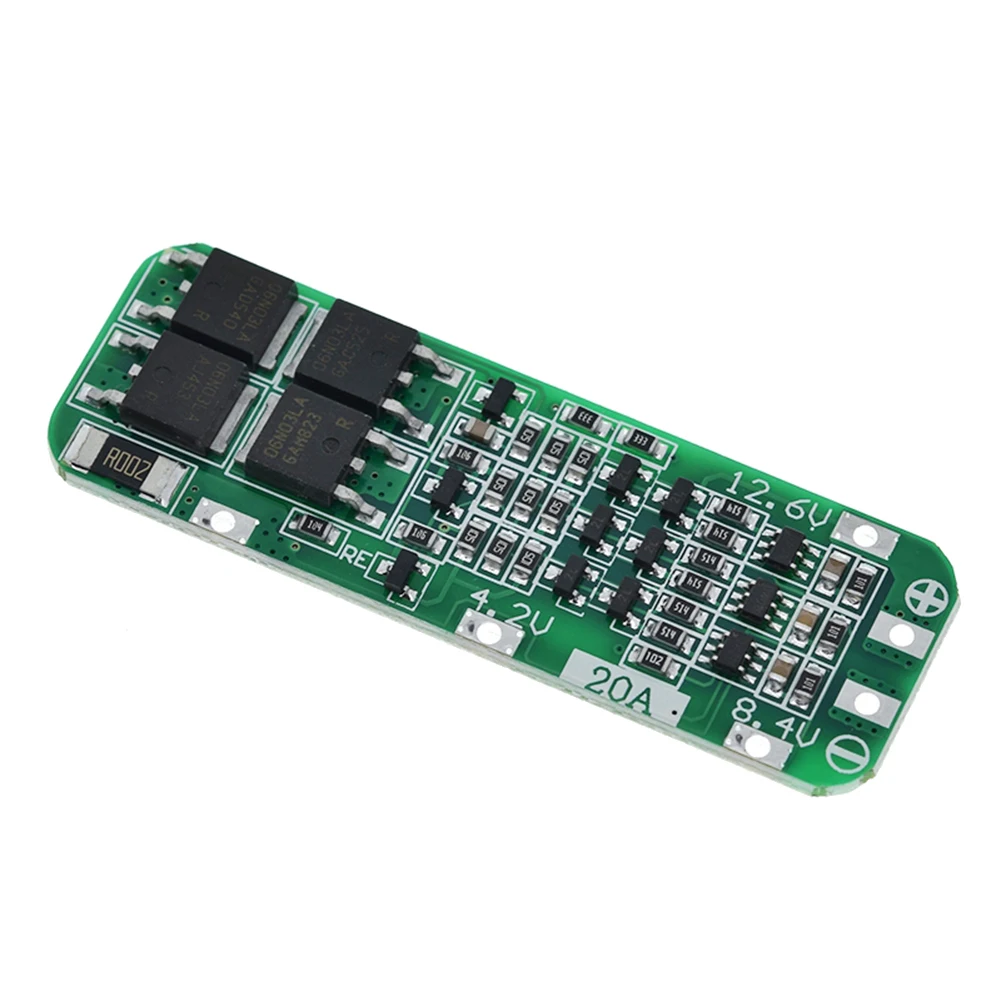 10 pz 3S 20A BMS 18650 modulo caricabatteria agli ioni di litio BMS scheda di protezione PCB 11.1V 12V 12.6V modulo