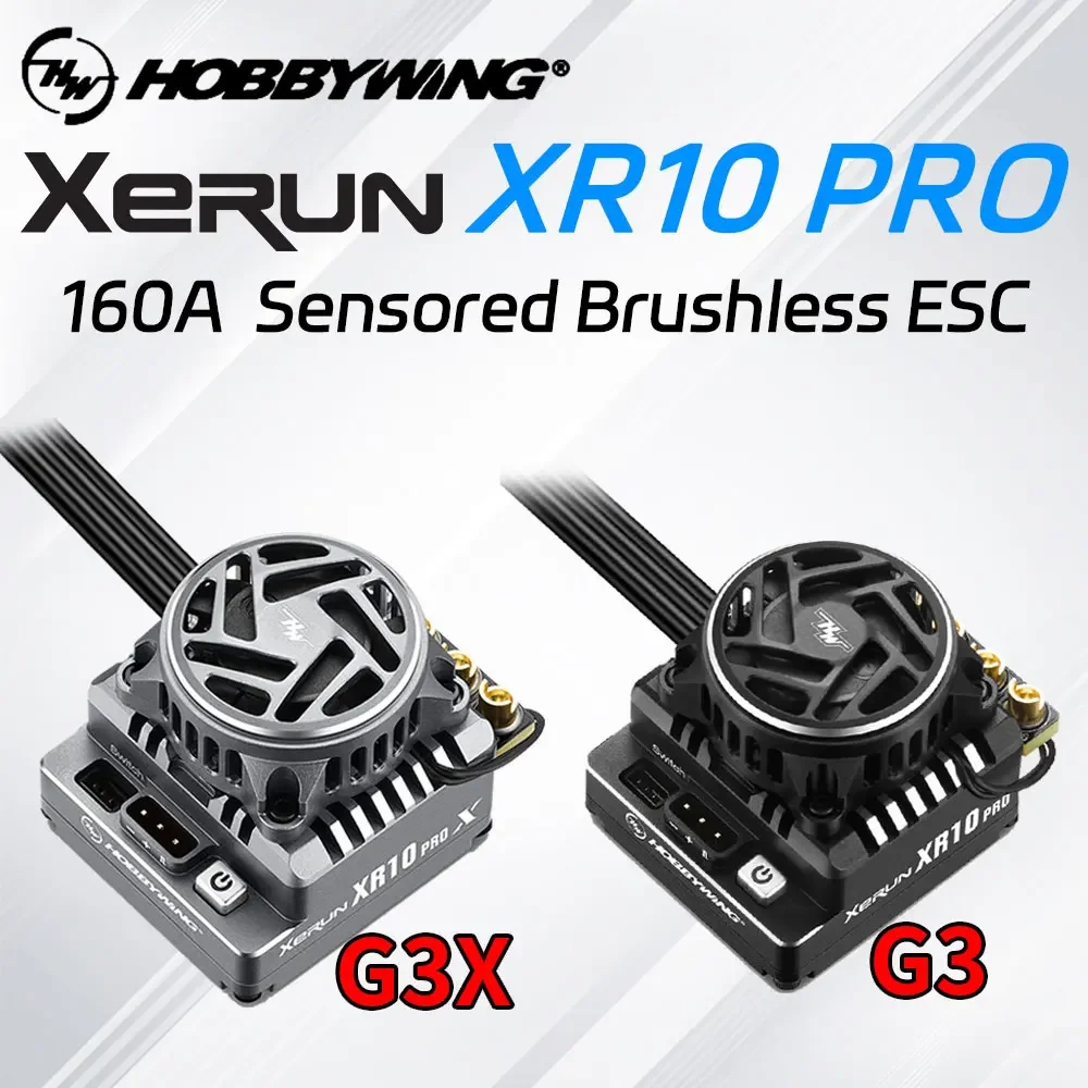 

HOBBYWING XeRun XR10 Pro G3 G3X 160A Бесщеточный сенсорный регулятор скорости для 1/10 RC Модель туристического автомобиля Багги Drift Racing MST 3RACING