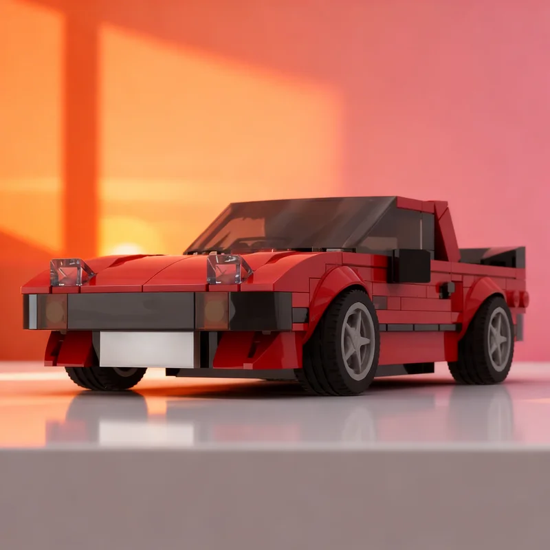 

294 детали MOC-конструктор MR2 Mk1 City Champions, строительные блоки, рождественский подарок, креативная идея для самостоятельной сборки, кирпичики, детские игрушки