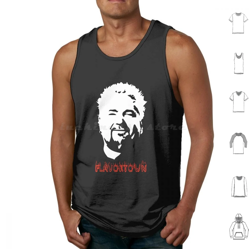 Flavortown Tank Tops Vest Sleeveless Flavortown Flavor Town Guy Fieri Anthony Bourdain Jakubkojunak Cook Food Salt Bae