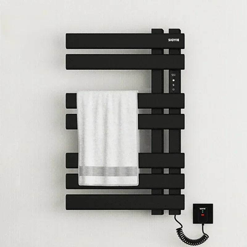 Black/White Electric Towel Rack Touch Digital Display,Electric  Holder,Electric  Heater Thermostatic，72CM*45CM