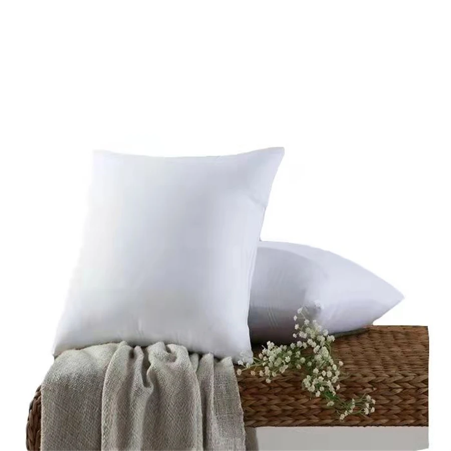 Classic 45x45cm Solid Color Cushion Core Soft Head Pillow Inner PP Cotton Filling Funny Health Care Customized Cushion Filler