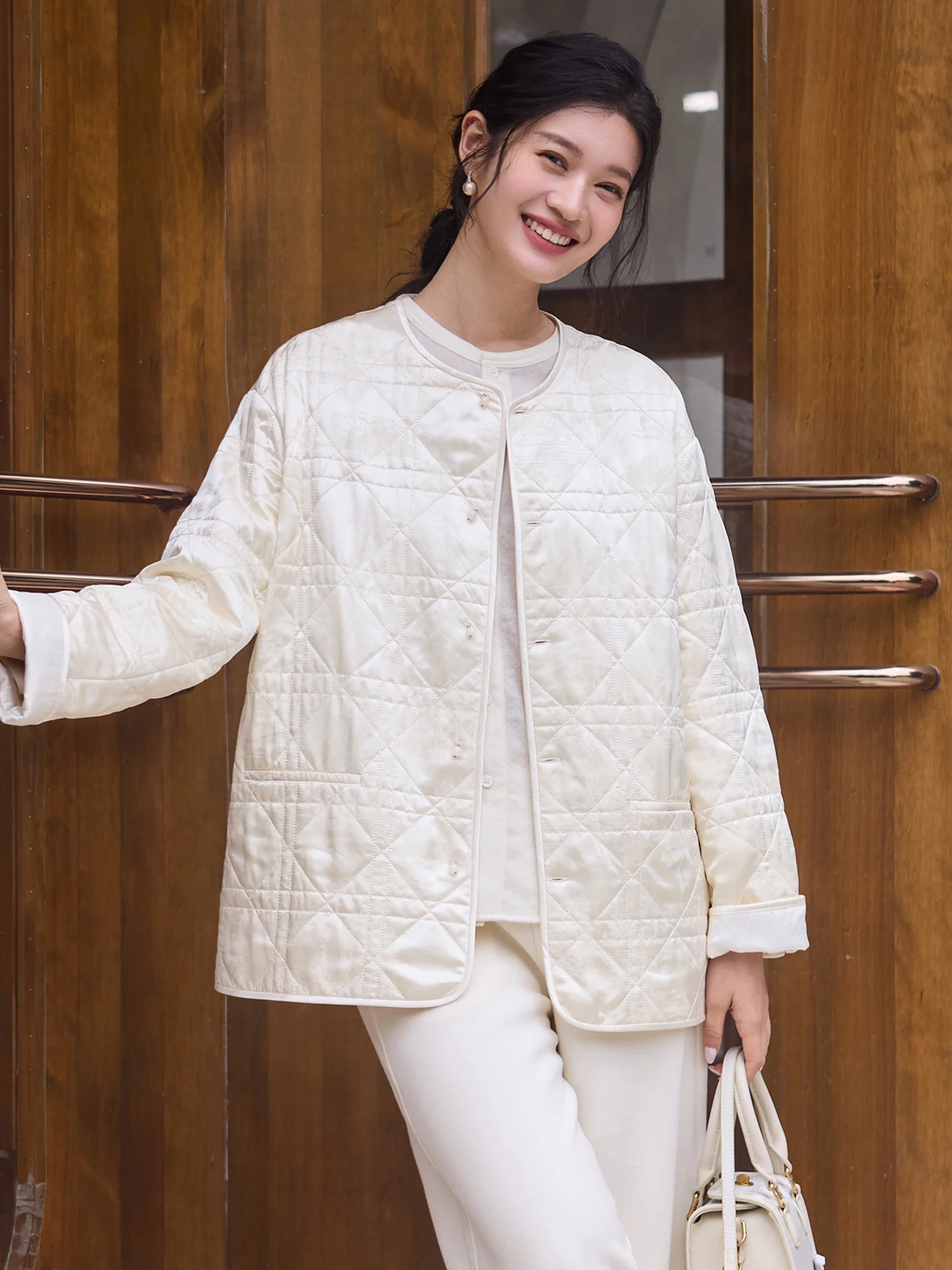 

Philothia зимнее длинное атласное пальто с хлопковой подкладкой в китайском стиле, свободная посадка, длинное шелковое атласное пальто с вышивкой, женская верхняя одежда