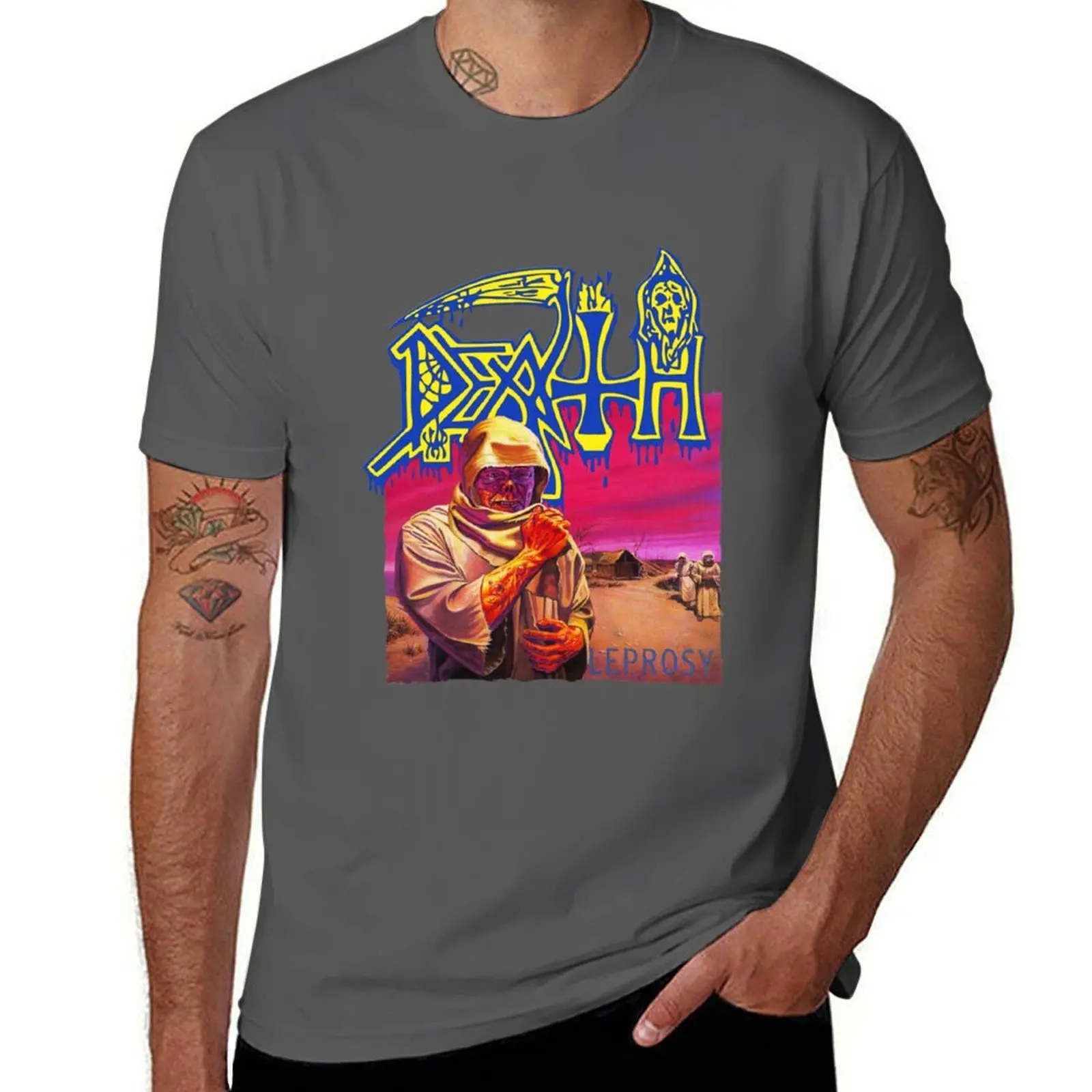 

Leprosy Classic DEATH T-Shirt Lightweight Running T-Shirt