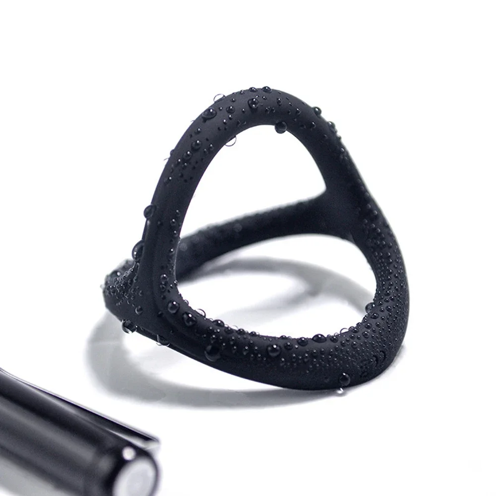 Penis Ring Silicone Semen Lock Ring Delay Ejaculation High Elasticity Time Lasting Cock Ring Sex Toys For Men Couples Adult 18+