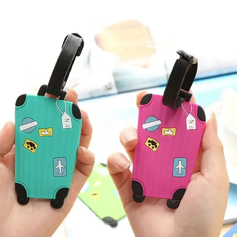 Silikonowa zawieszka bagażowa 3D z wzorem kapiącego kleju, identyfikator do walizki podróżnej, wodoodporna zawieszka do plecaka z PVC, unikalny wzór, identyfikator bagażu.