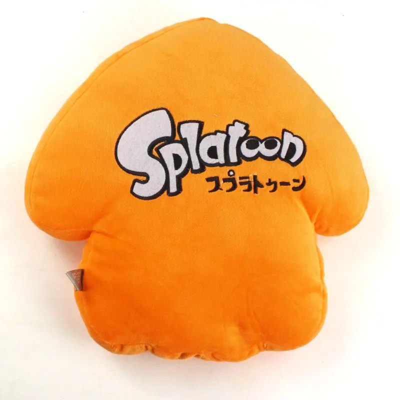 33cm Orange Green Splatoon Inkling Anime Kawaii Animal Pollow Cushion Plush Peluche Soft Stuffed Cartoon Toys Dolls Kids Gift